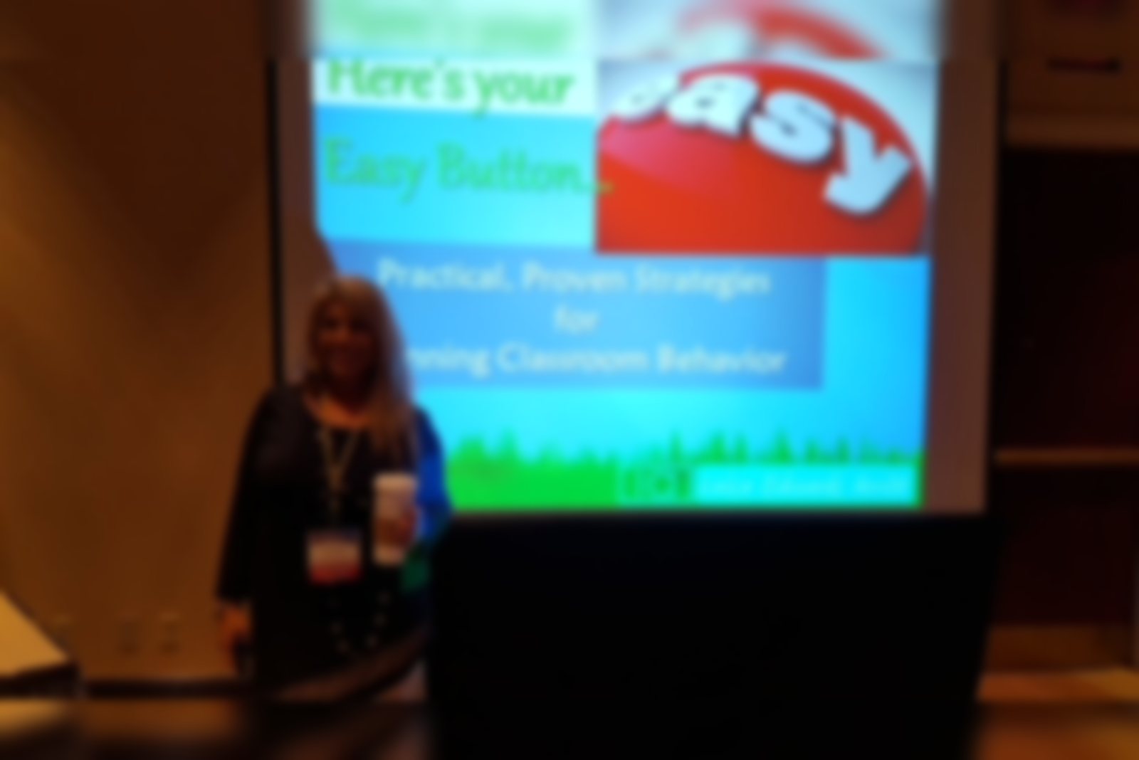 Leisa Arritt, M.Ed. presenting to a room of educators